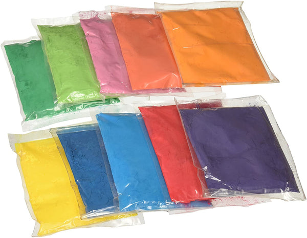 Festival Colors - Holi Colors - Rangoli Colors (Pack of 120 Packets) - 50 grams each