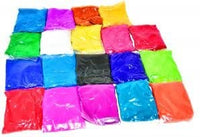 Rangoli Colors (Pack of 19 Colors - 200 grams (7.04 OZ) ) Colorful Craft Sand Assortment