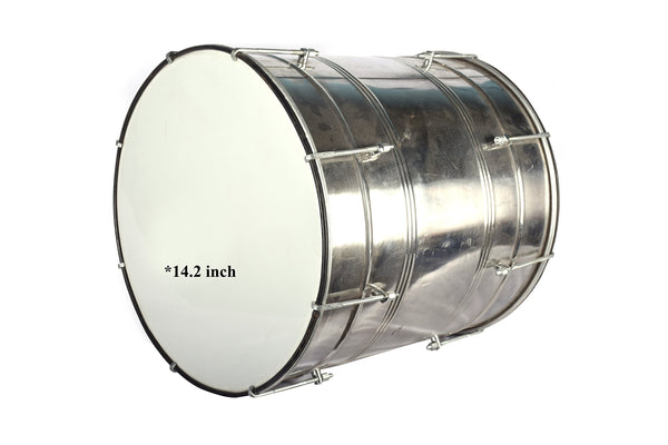 INDIAN STEEL DHOL WITH  Dhol Beaters - Pair