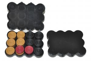Synthetic Carrom Coin Set