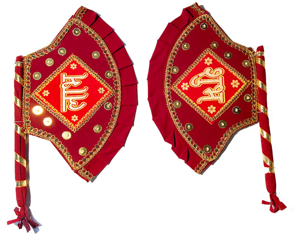 Wedding Handcrafted Hand Fan / North Indian Wedding ceremony Products - Indian wedding
