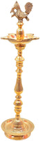 Brass Mahabharat Diya Inauguration Lamp for Pooja ( Size 42 ) Diwali Décor