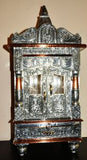 Puja Mandir - Classic In-Home Temple - Ghar Mandir (Aluminum & Copper Oxidized Over Plywood)