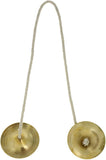 Indian Traditional Brass Manjeera/Manjira Musical Instruments Music Pooja/Puja Hand Cymbals for Hindu Bhajans Bell (Diameter - 4 Inches)